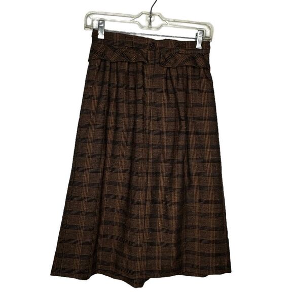 Vintage Ky-Lee Brown Skirt - Picture 4 of 7